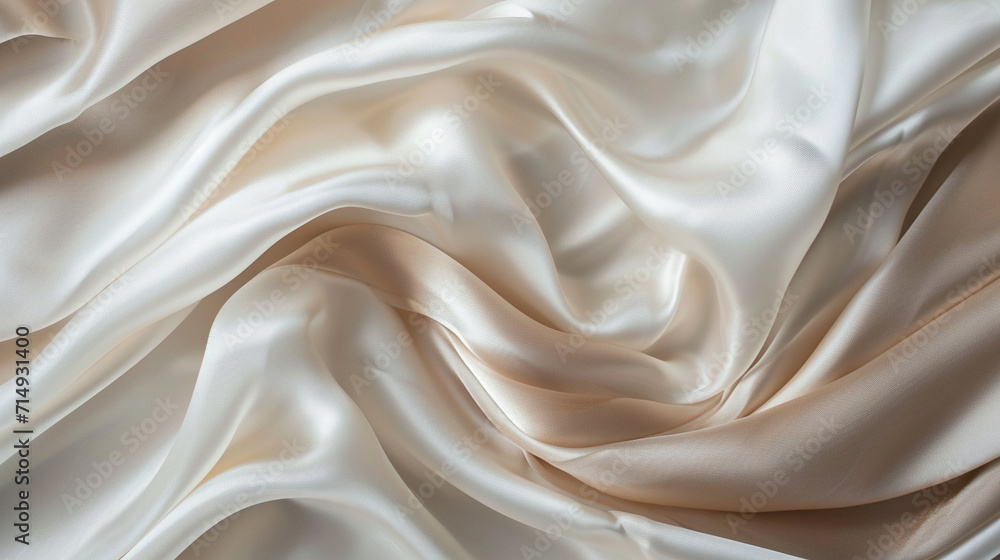 Taupe and White silk background Taupe and White silk background