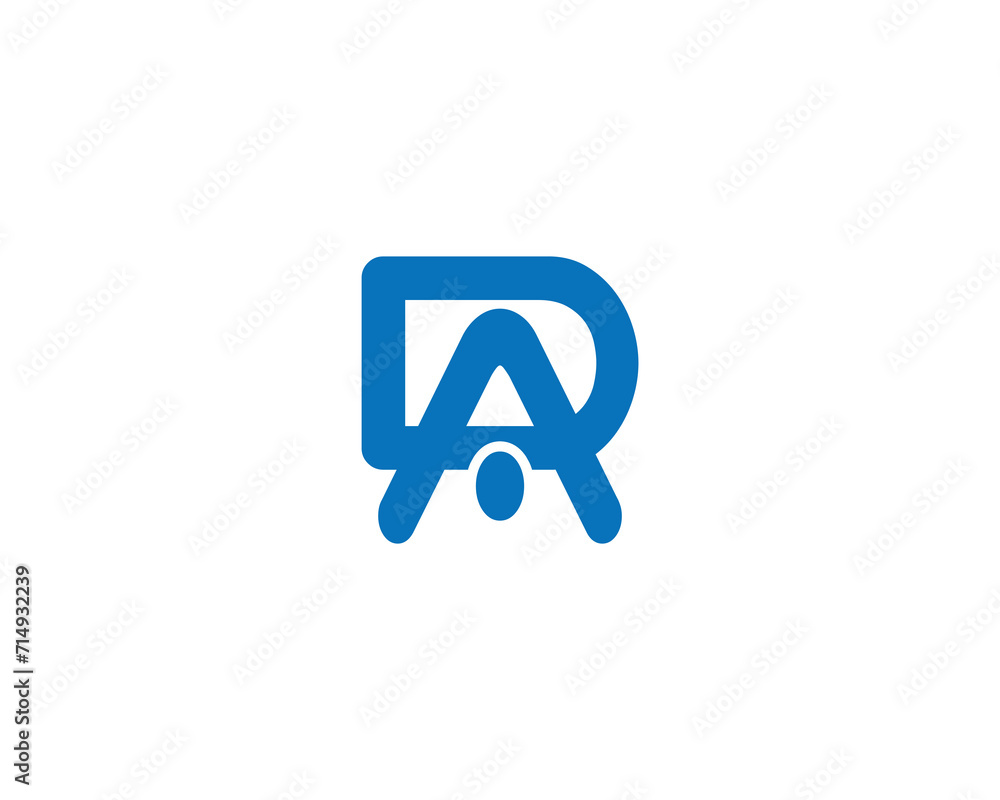 DA AD logo design vector template DA AD logo design vector template