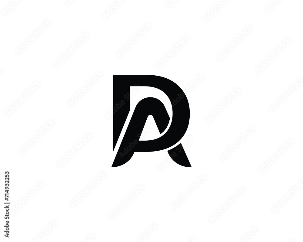 DA AD logo design vector template DA AD logo design vector template
