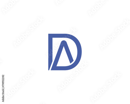 Free Download DA AD logo design vector template - GFXLoad