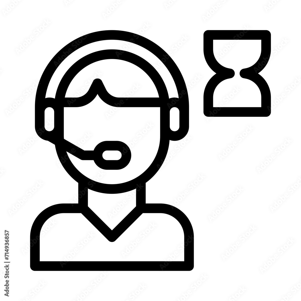 time savings line icon time savings line icon
