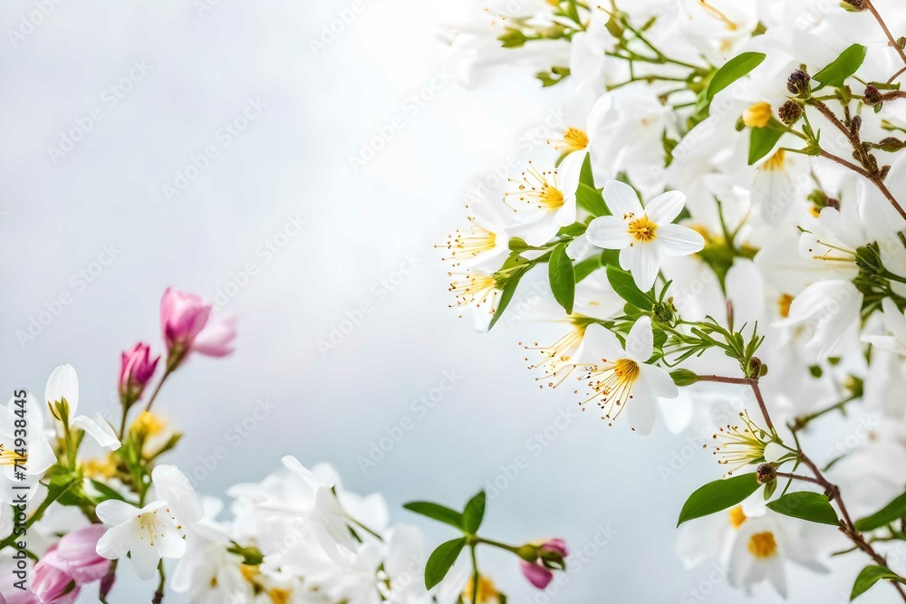Fototapeta premium spring flowers background