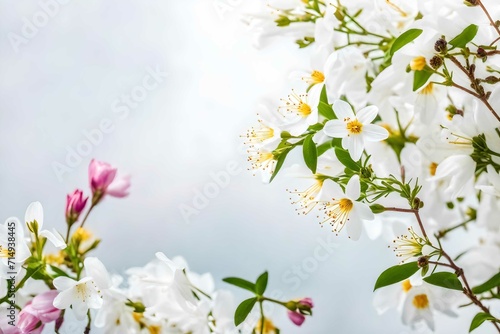 spring flowers background © Jamini