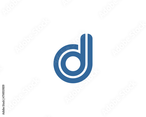 DD Logo design vector template