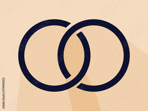 Connect icon, flat vector graphic on  background.