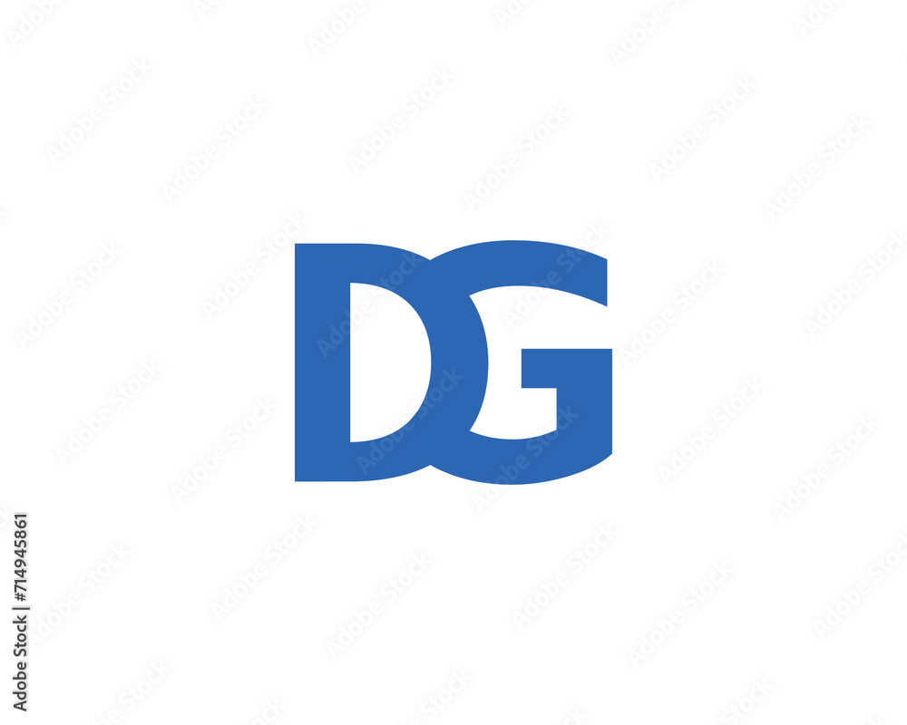 DG Logo design vector template DG Logo design vector template