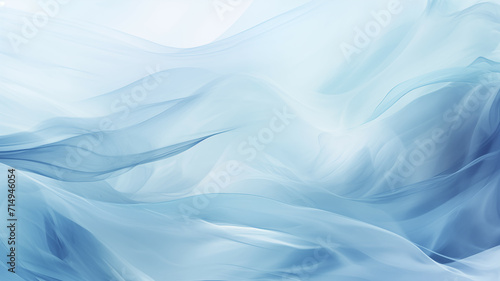 Pale blue abstract background with gentle wave textures photo