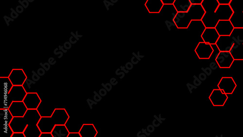 Simple background with hexagonal pattern | elegant background hexagon