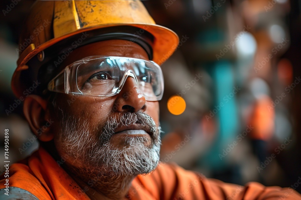 Indian Civil Engineer Supervising Construction Indian Civil Engineer Supervising Construction
