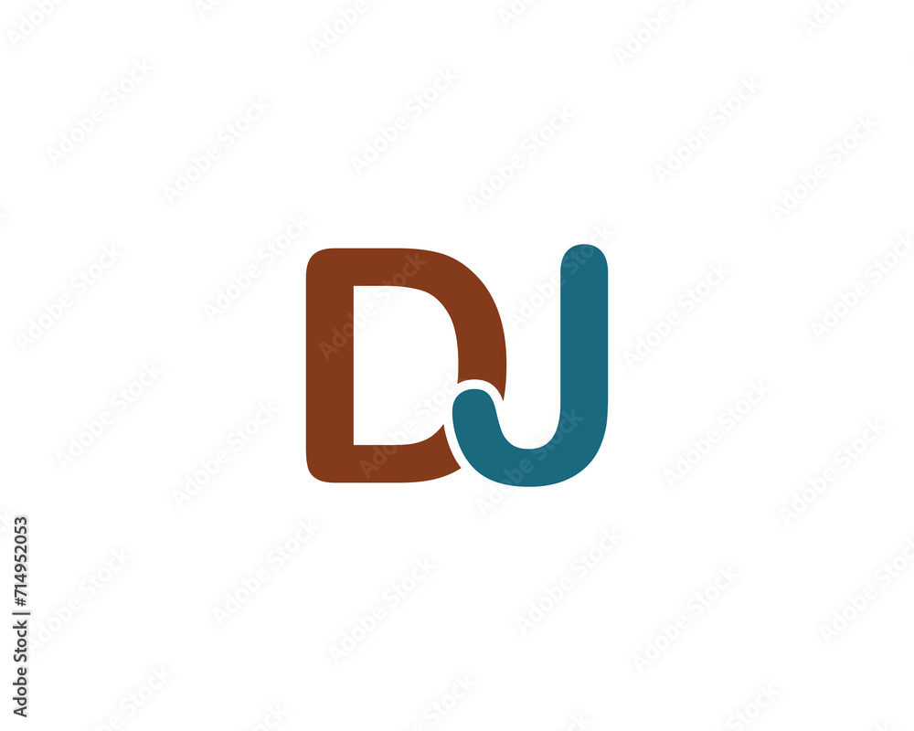 DJ Logo design vector template DJ Logo design vector template