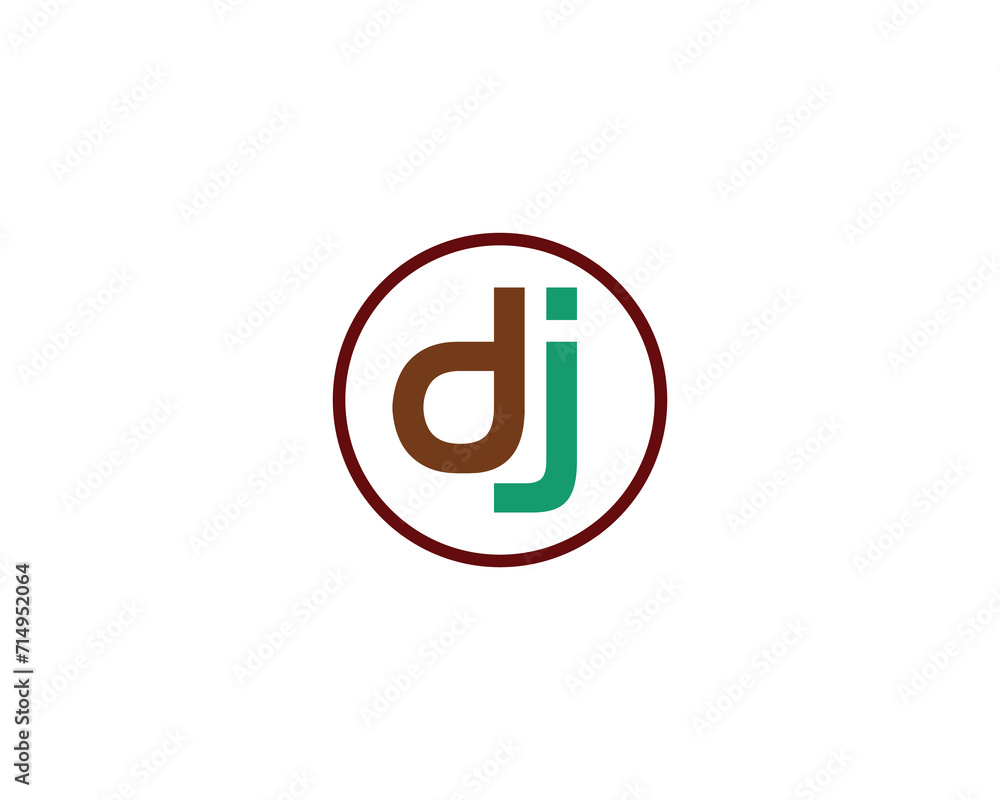 DJ Logo design vector template DJ Logo design vector template