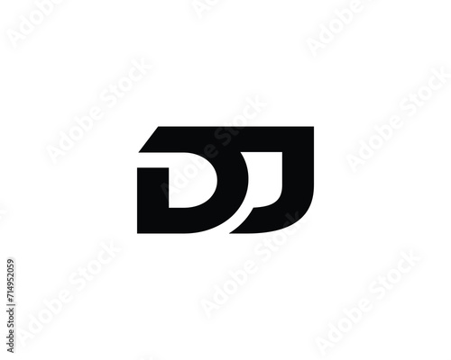 DJ Logo design vector template