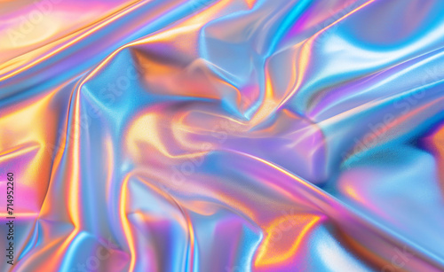 Hologram fabric texture. Gradient abstract background.