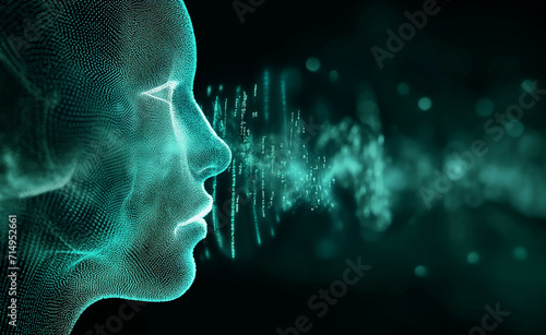 Synthesized human-like speaking voice