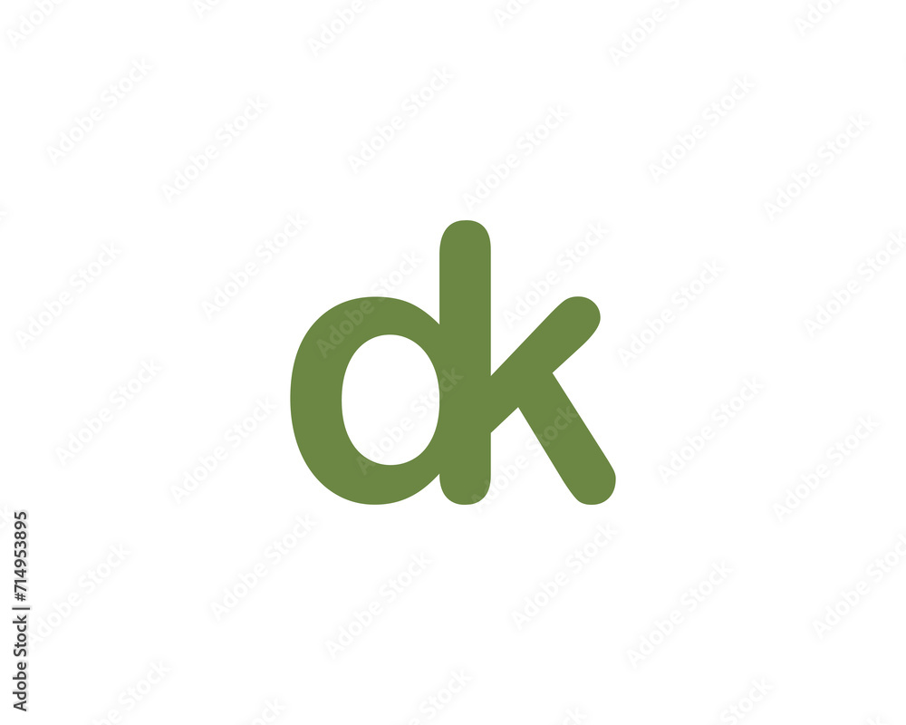 DK Logo design vector template DK Logo design vector template