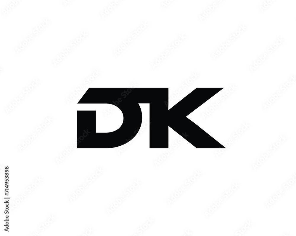 DK Logo design vector template