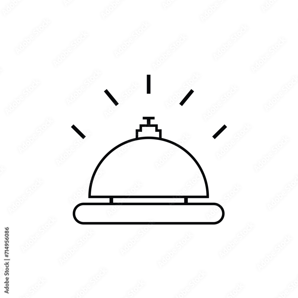 Reception bell icon vector, filled flat sign, solid pictogram isolated on white. Help desk symbol, logo illustration
Reception bell icon vector, filled flat sign, solid pictogram isolated on white. Help desk symbol, logo illustration