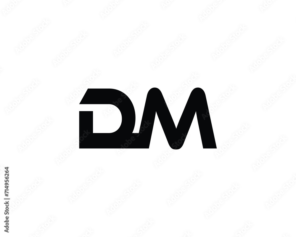 DM Logo design vector template DM Logo design vector template
