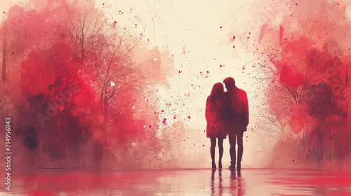 valentine day wallpaper, valentine couple