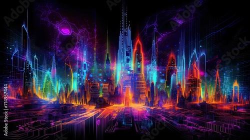 Luminous Metropolis: A Symphony of Lights