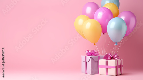 Gift background for birthdays, holiday anniversaries, Valentine's Day and weddings © Derby