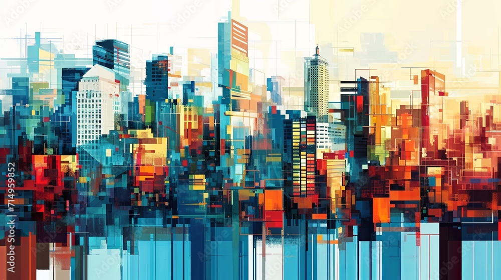 Cityscape Cubism