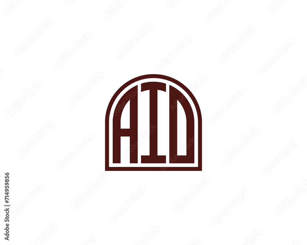 AIO logo design vector template AIO logo design vector template