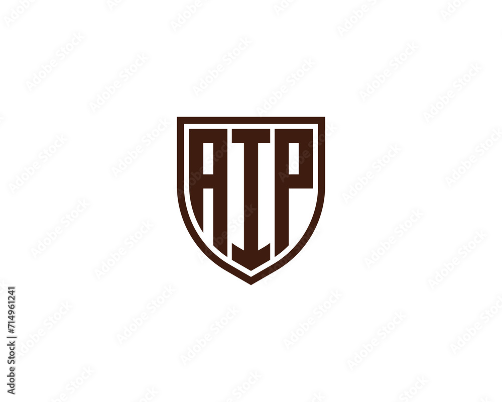 AIP logo design vector template AIP logo design vector template