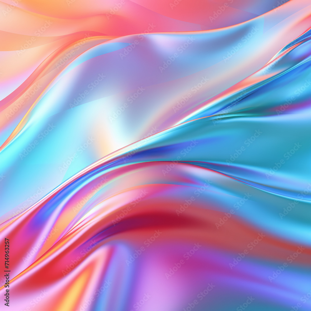 Colorful Background With Wavy Design Colorful Background With Wavy Design