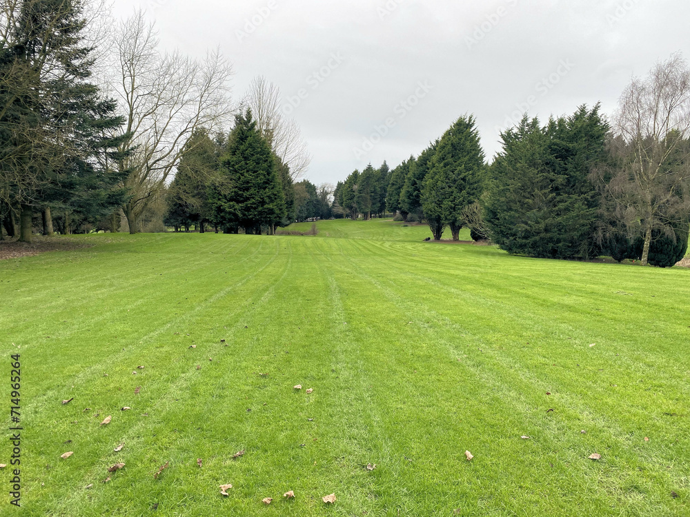 Naklejka premium A view of the Shropshire Countryside at the Hill Valley in Whitchurch