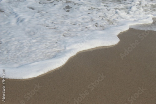 Waves on the ocean beach