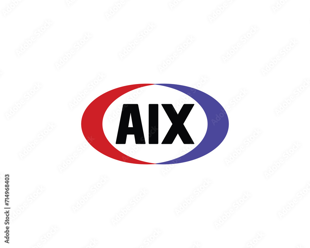 AIX Logo design vector template AIX Logo design vector template