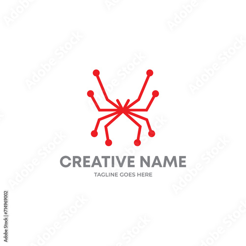 Tech spider logo