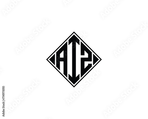 AIZ Logo design vector template