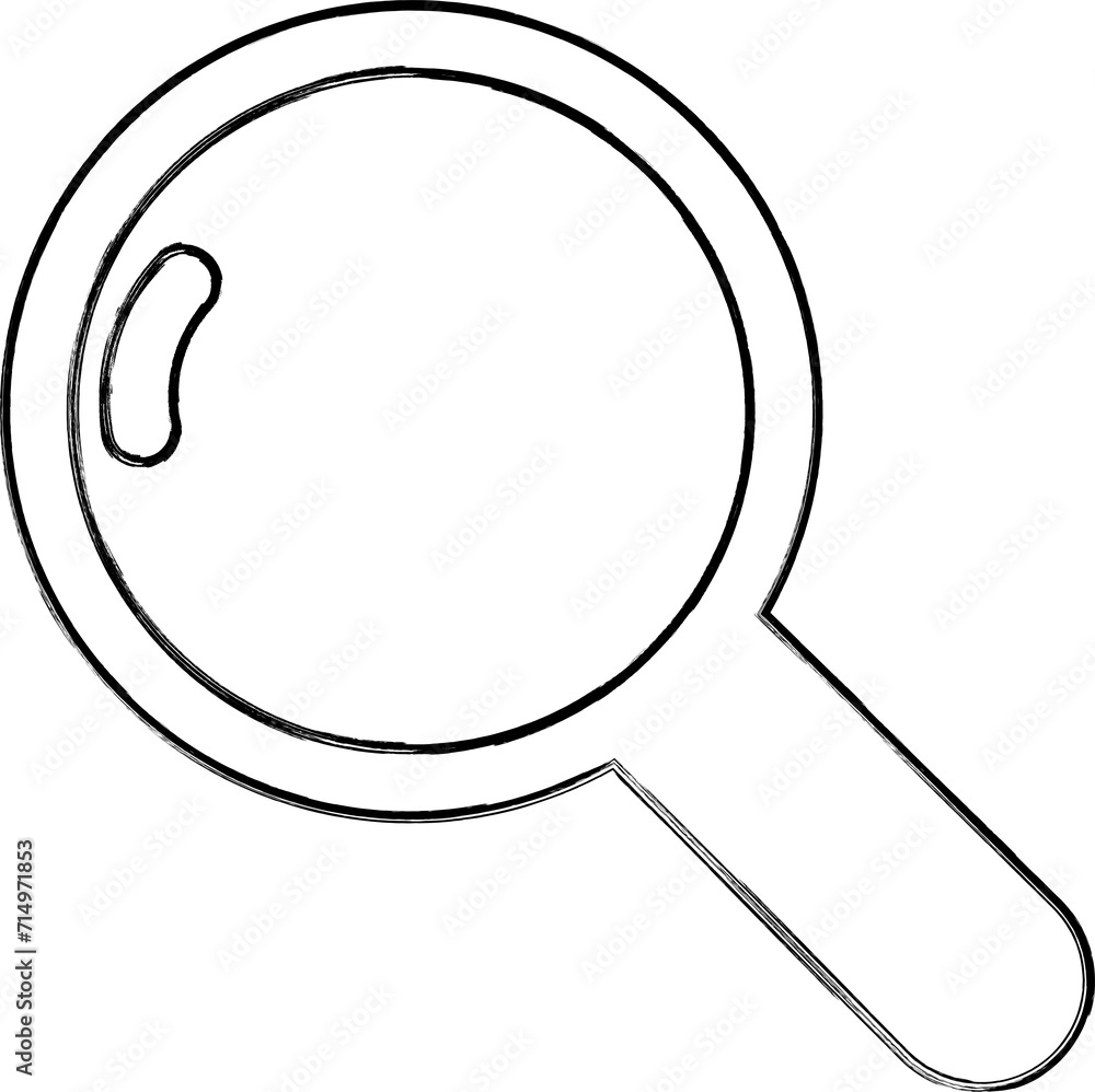 Magnifying glass icon design decoration Magnifying glass icon design decoration