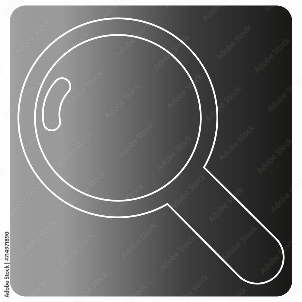Magnifying glass icon design decoration Magnifying glass icon design decoration