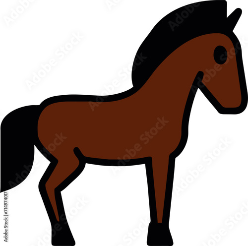 cute horse  icon