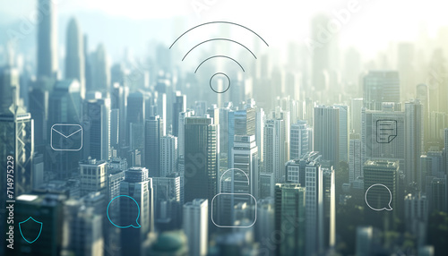 Networked cities. Digital technologies at the service of people. Communication and technology.