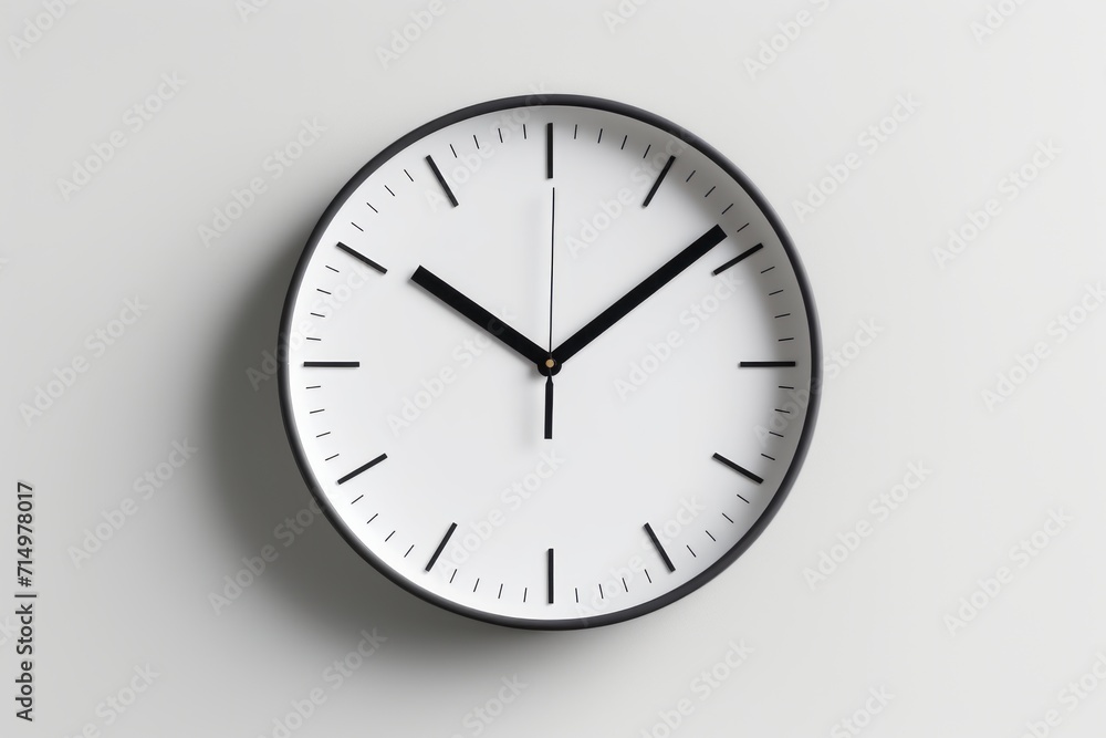 Minimalistic Wall Clock Displaying Ten Past Ten Minimalistic Wall Clock Displaying Ten Past Ten