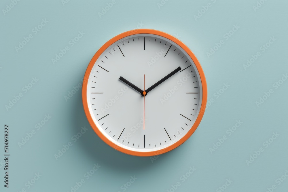 Minimalistic Wall Clock Displaying Ten Past Ten Minimalistic Wall Clock Displaying Ten Past Ten