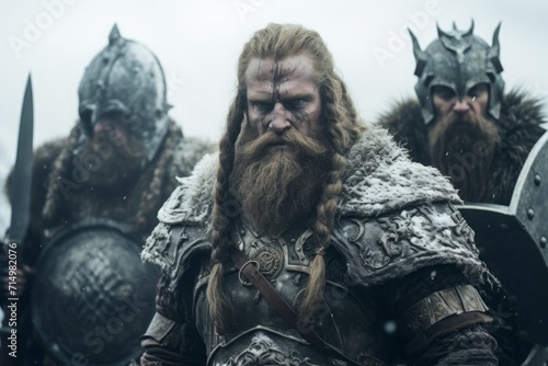 battle of berath, the vikings live action animation, in the style of powerful and emotive portraiture, epic portrait.
