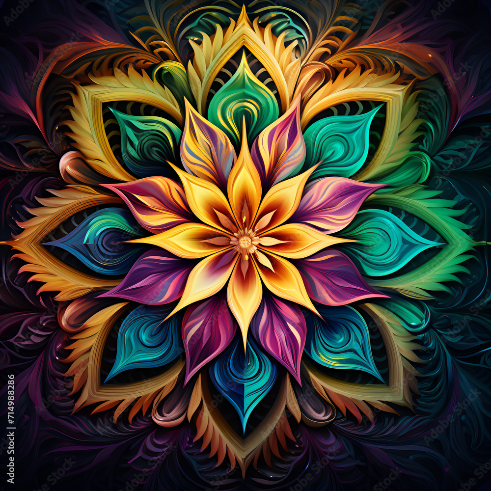 abstract flower background AI generated abstract flower background AI generated