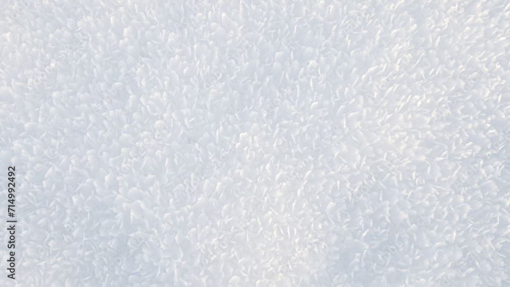Snow crystal background. Top view of crystallized surface. Macro texture for design. Snow crystal background. Top view of crystallized surface. Macro texture for design.