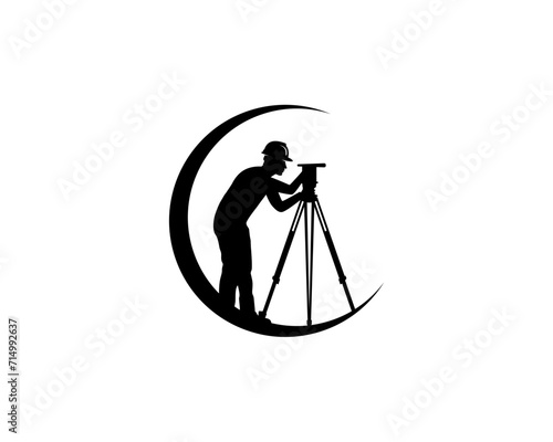 surveyor construction logo design