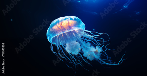 Jelly fish in the sea © simon