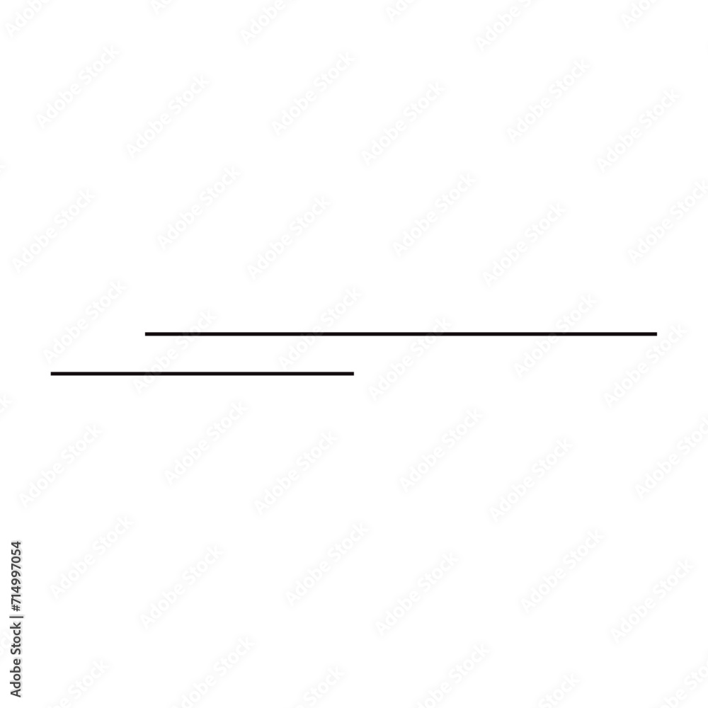 Straight line, stripe series from thin to thick Straight line, stripe series from thin to thick