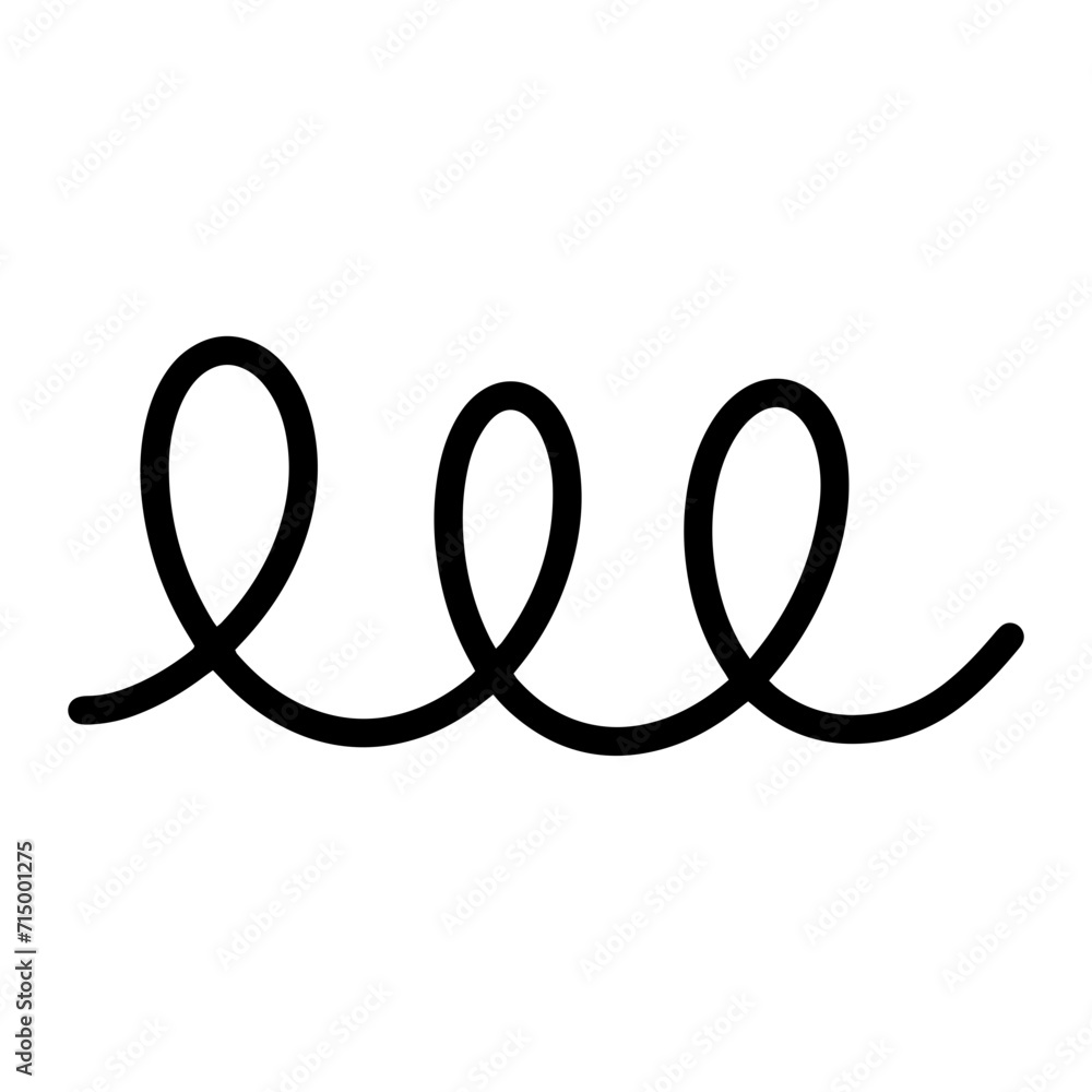 Doodle line elements hand drawn Doodle line elements hand drawn
