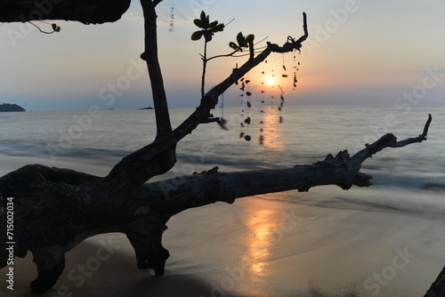 Traumstrand am Abend