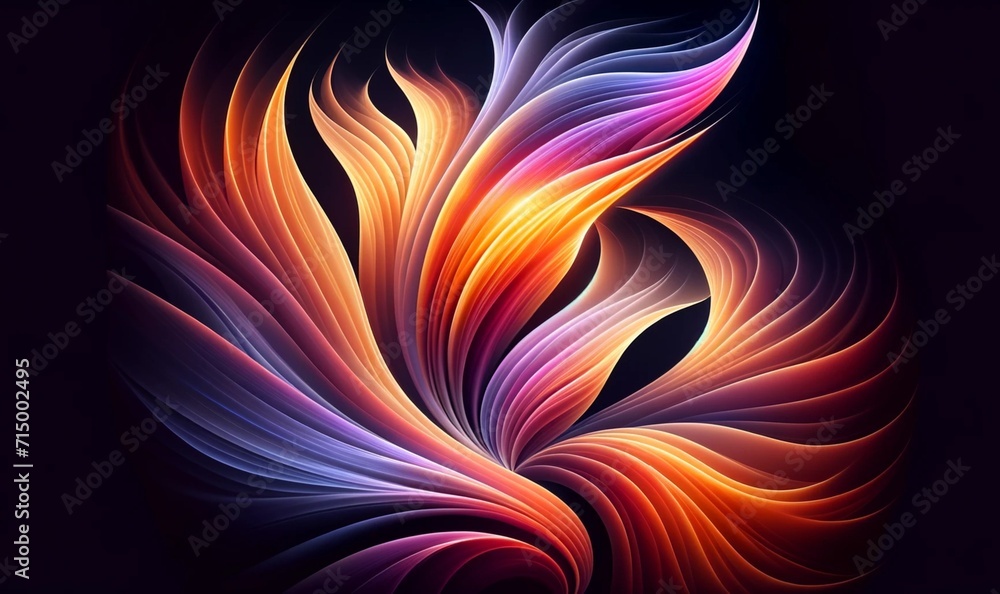 Obraz premium abstract fractal background