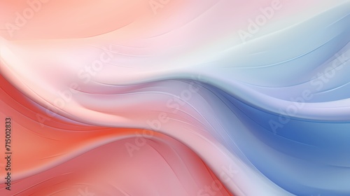 Soft hues of peach and periwinkle meld seamlessly, forming a dreamy and captivating solid color abstract background